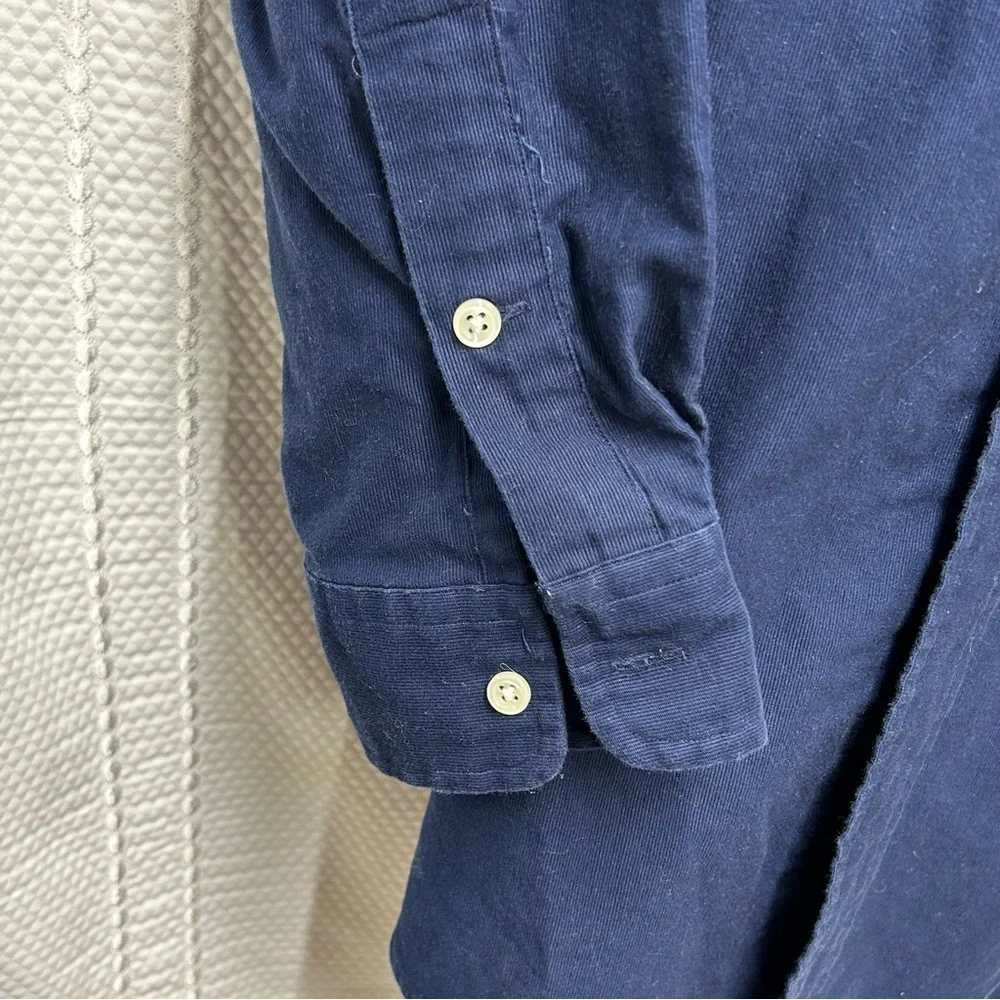 Ralph Lauren (Blake) Men’s Navy Blue Casual‎ Button Down Shirt Large